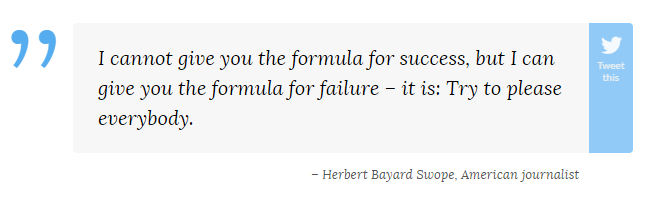 Succes is een keuze en andere uitspraken over success - Herbert Bayard Swope