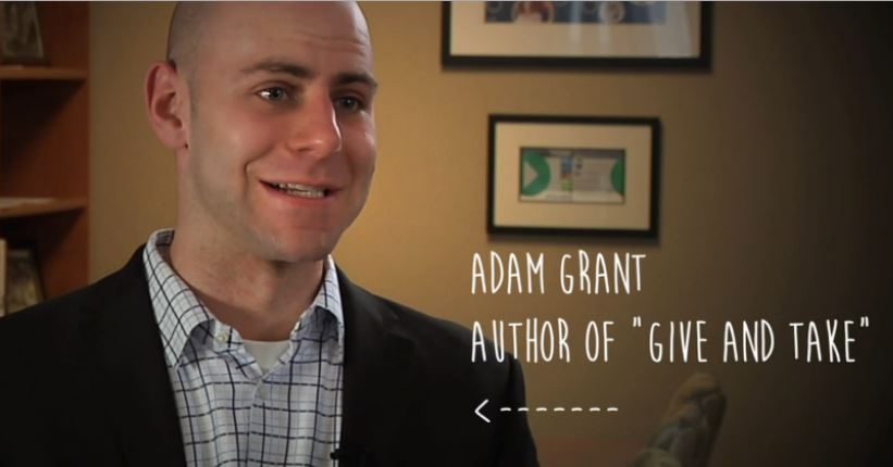 Succes wordt gedreven door onze intenties - wordt het geven of nemen - Adam Grant