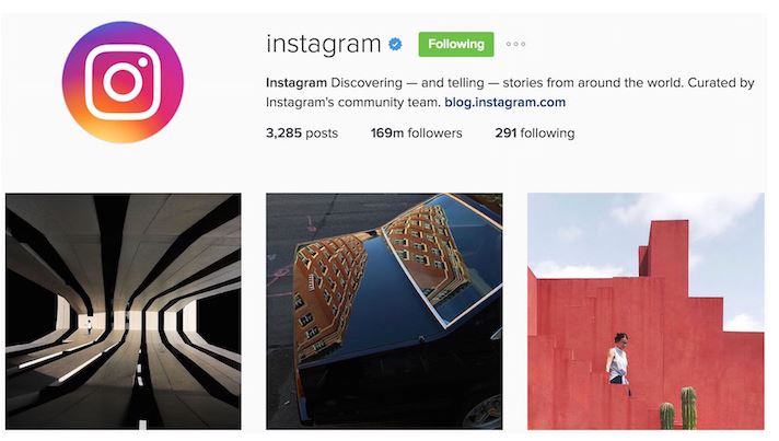 Drie redenen waarom Instagram wellicht geen goed idee is - Instagram hoofd scherm