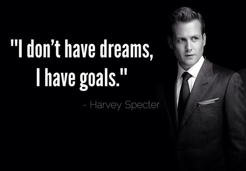 Sales maken als een baas met Harvey Specter - No dreams but goals