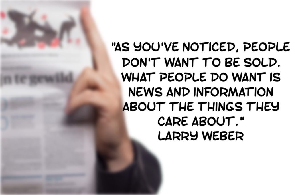  Welke boodschap is nu echt belangrijk voor jouw klanten - Larry Weber