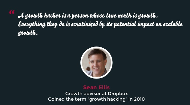 Hoe pas je Growth Hacking in jouw onderneming toe - Sean Ellis quote