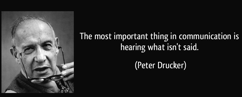 Ontwikkel je verder met de volgende Communicatie Citaten - Peter Drucker